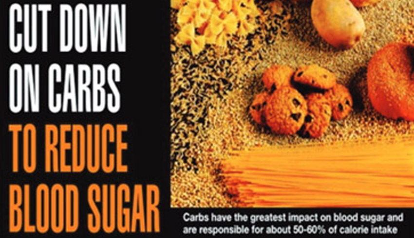 Cut Down on Carbs to Reduce Blood Sugar